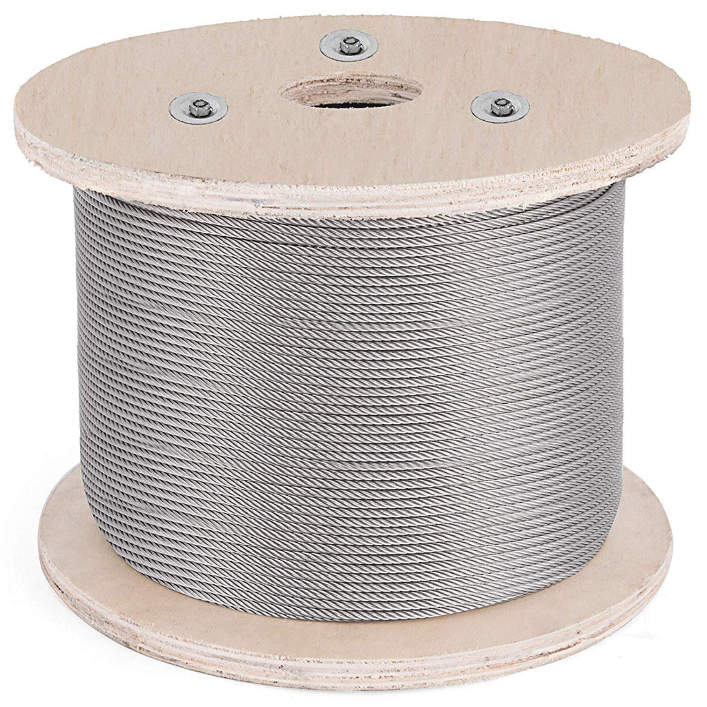 1/8" T316 Stainless Steel Cable 1x19 Wire Rope T29390