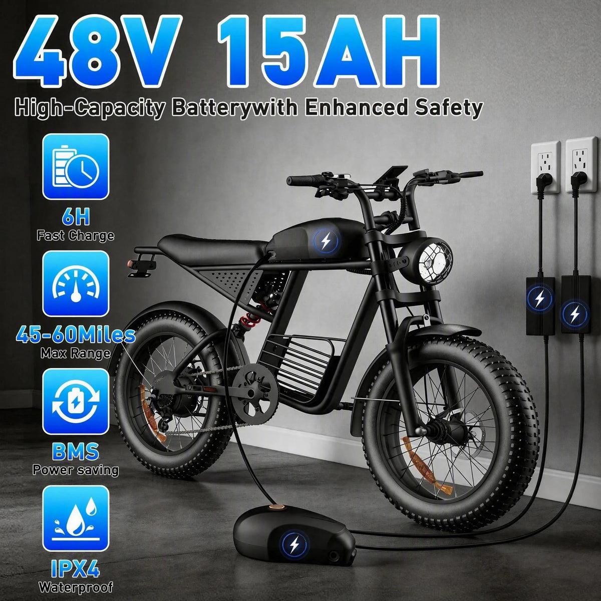 20" Fat Tire Electric Bike Q962089