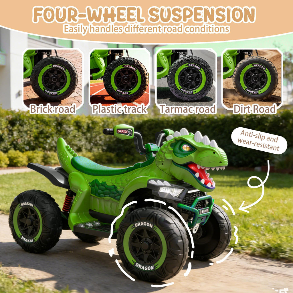 24V 2-Seater Ride on ATV with Parental Control E24431