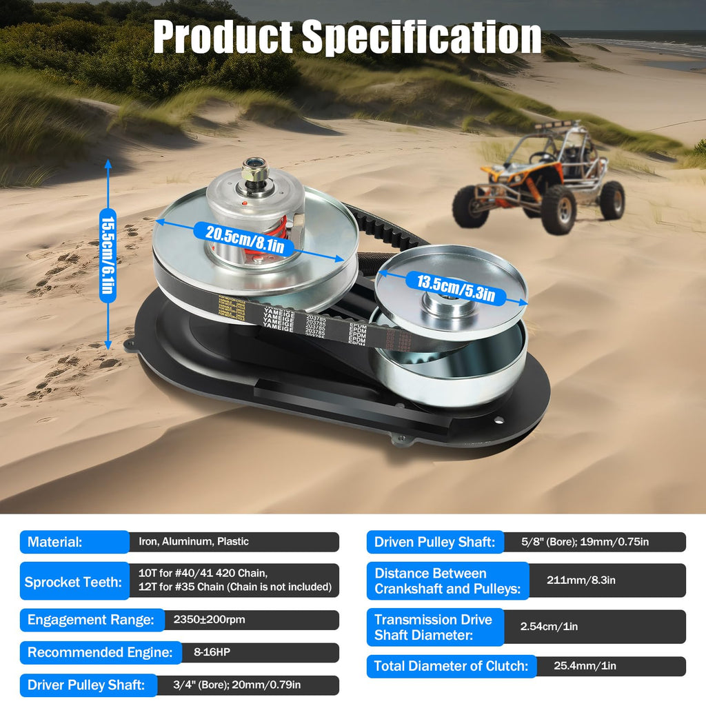 40 Series Torque Converter Kit for Go Kart Q91601