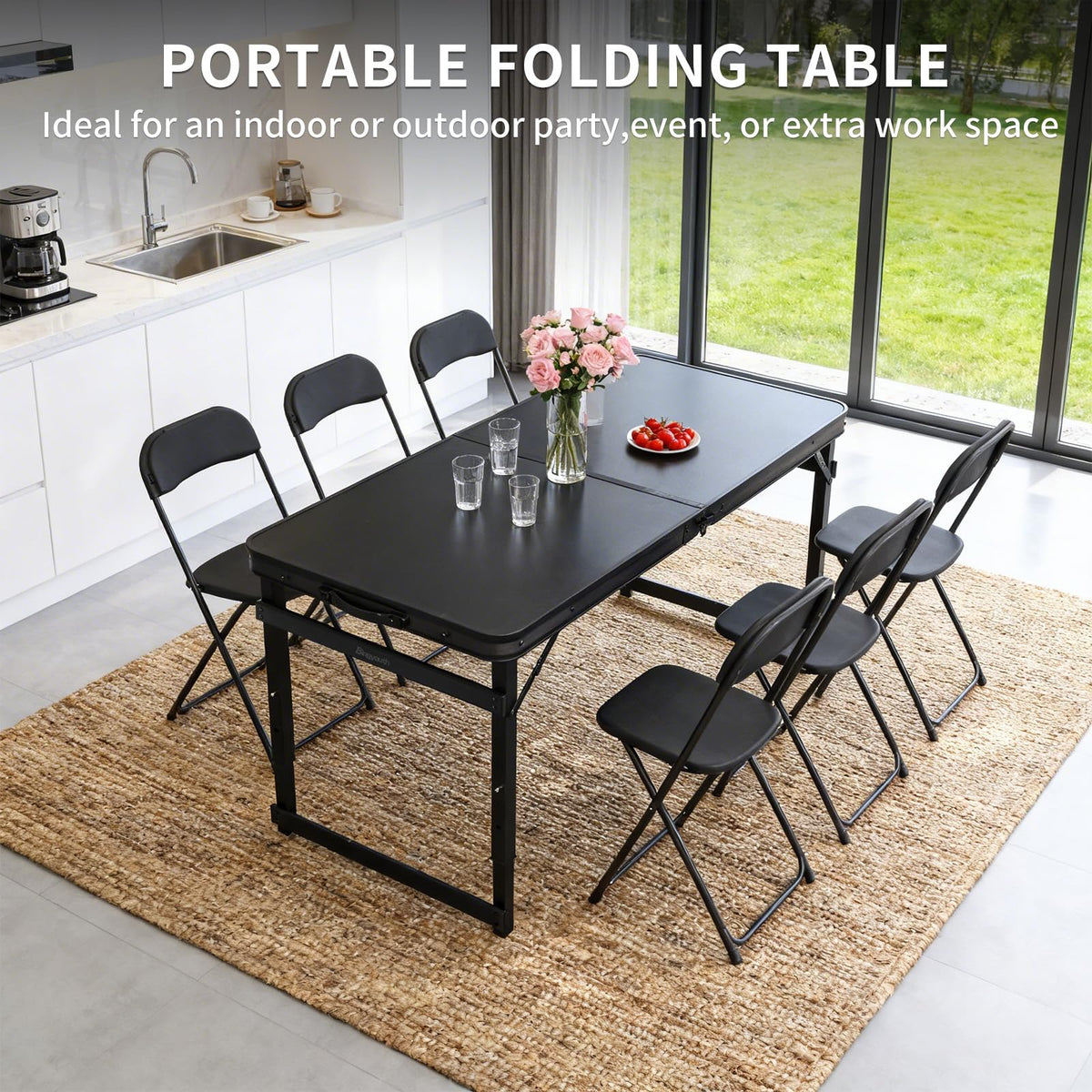 Folding Aluminum Camping Table L5353