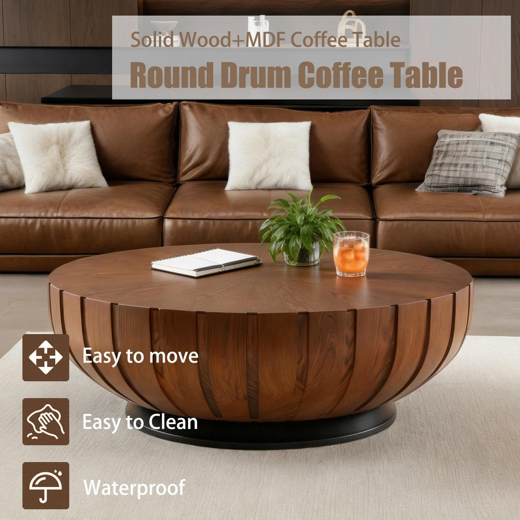 Mid-Century Round Coffee Table W260