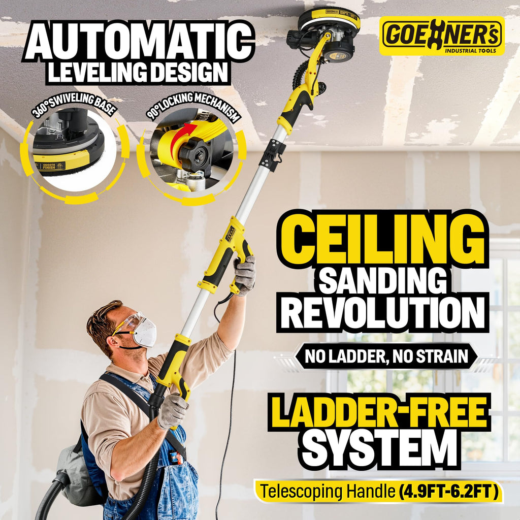 Electric Drywall Sander with Vacuum B132