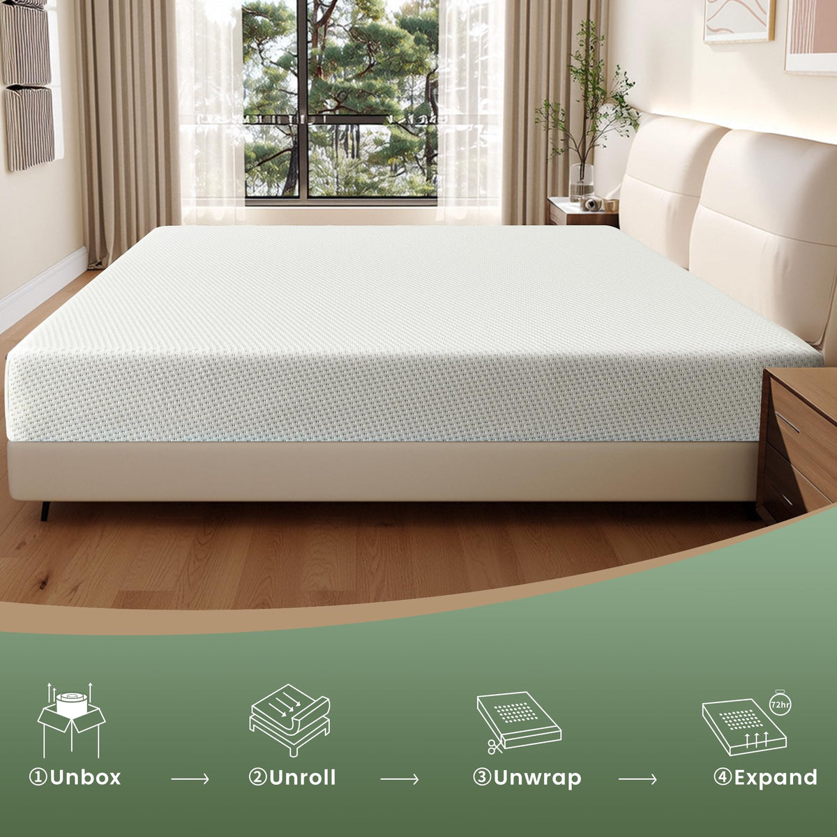 Twin 5 Inch Memory Foam Mattress Z960