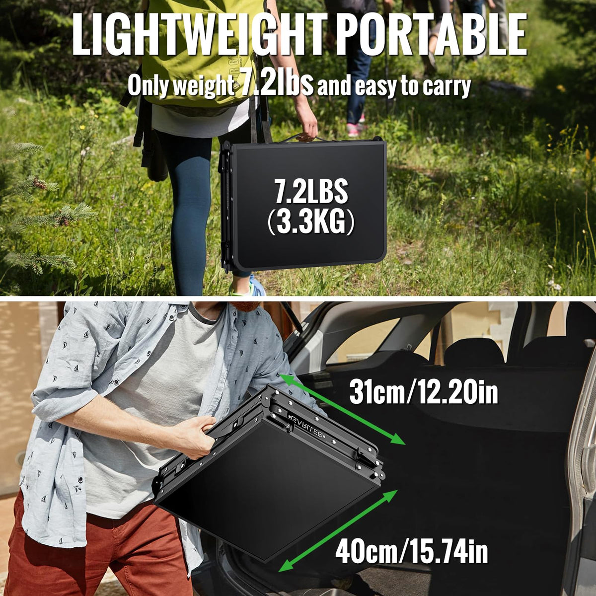 Folding Camping Table 3 Adjustable Height T56008