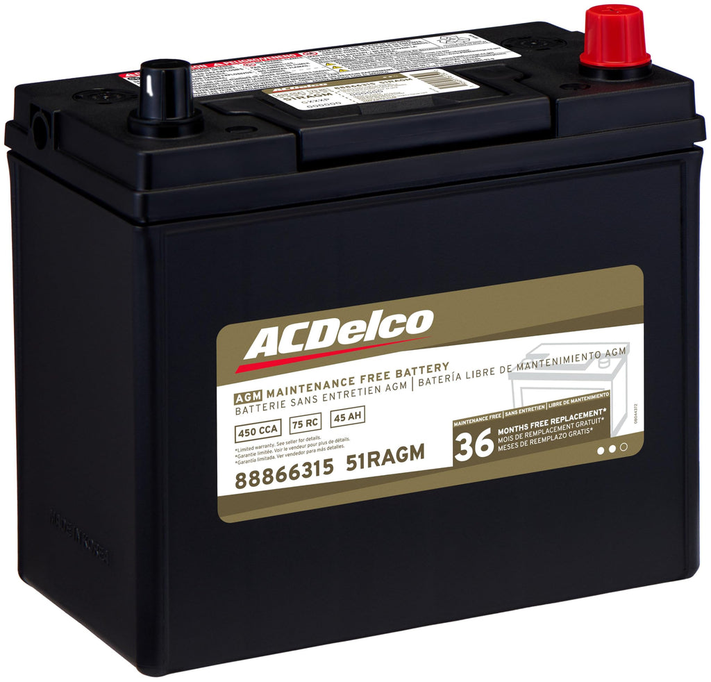 AGM BCI Group 51R Car Battery V86185
