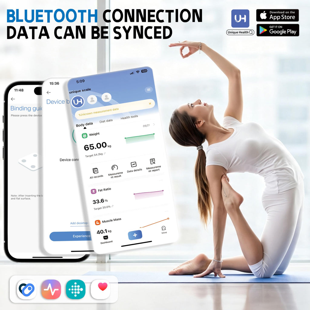 25 Body Composition Bluetooth Digital Weight Scale B42692