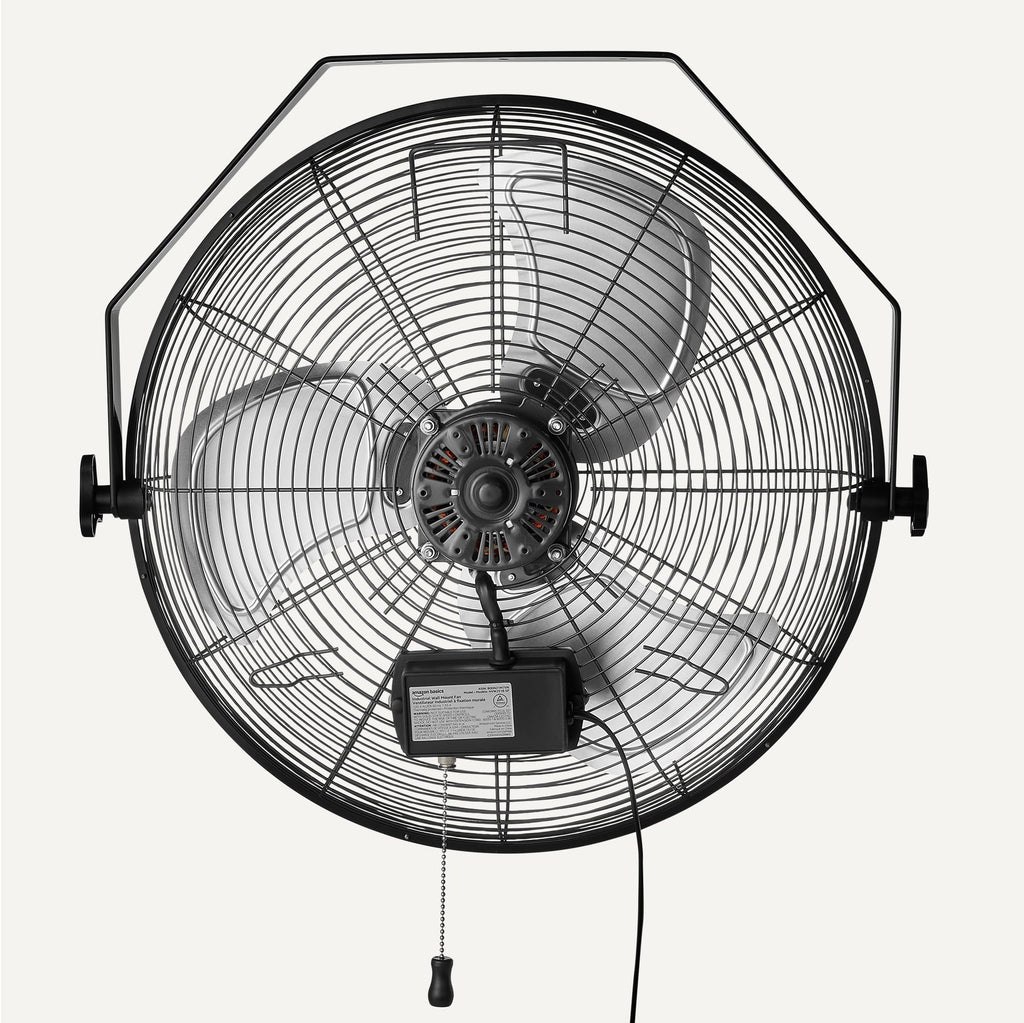 18" Indoor Wall-Mounted Industrial Fan with Three Speeds T8801