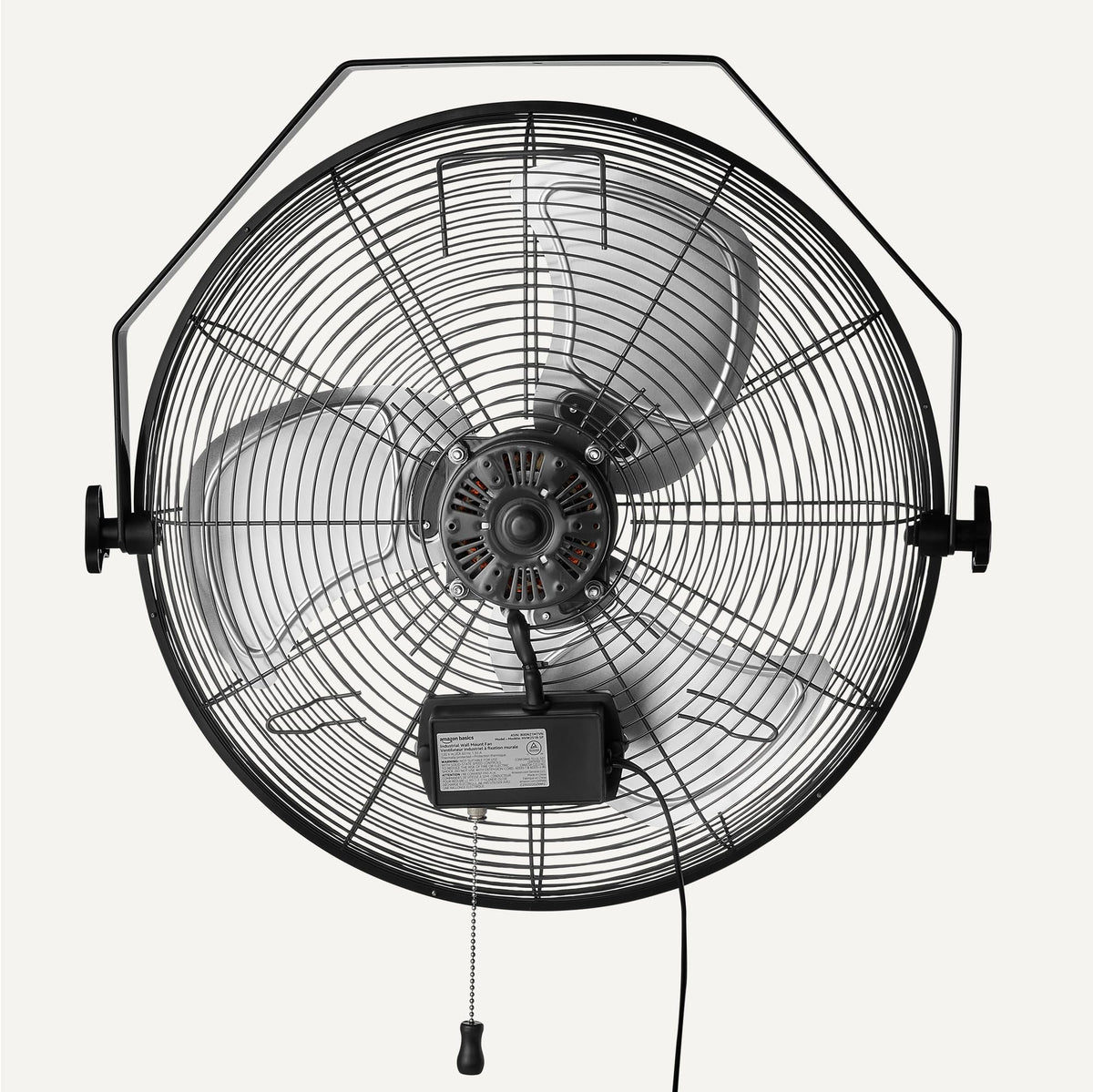 18" Indoor Wall-Mounted Industrial Fan with Three Speeds T8801