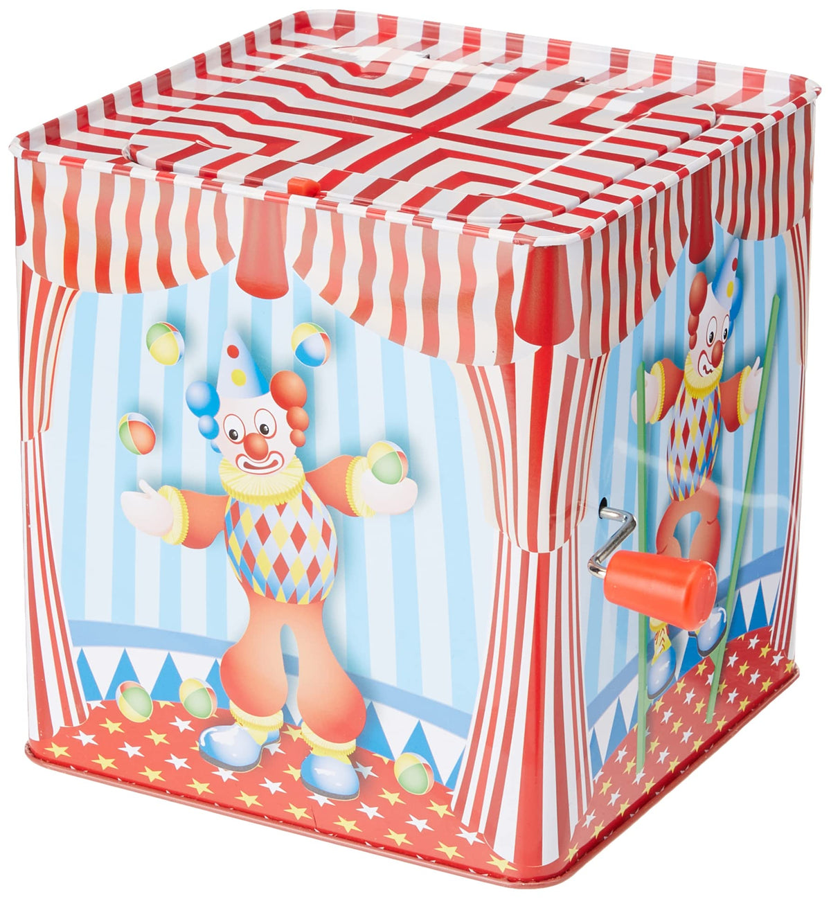 Clown Jack in The Box Tin Toy C760807