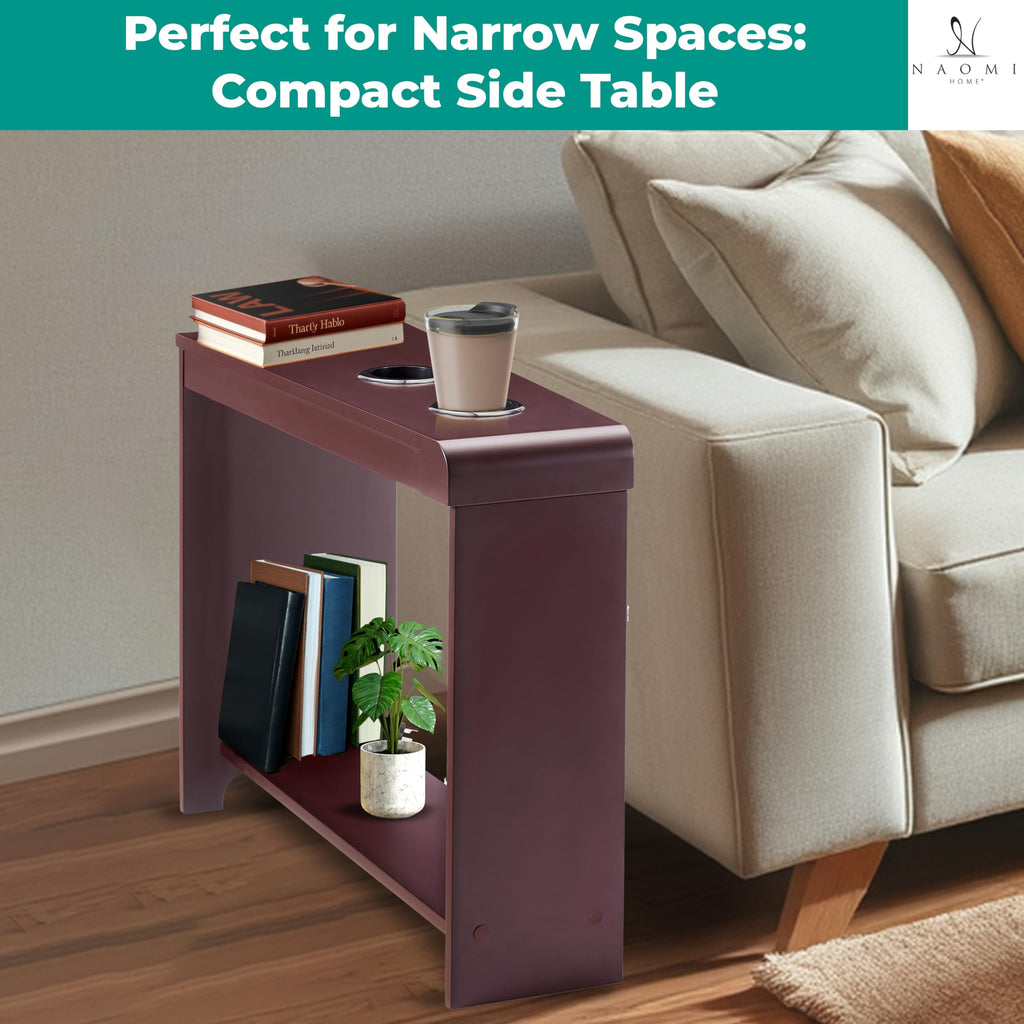 Cherry Nightstand with Charging Station X799