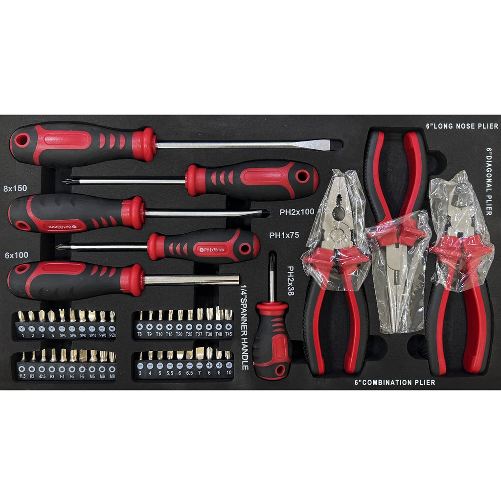 439-Piece Mechanic Tool Set in 3-Drawer Steel Box B4542