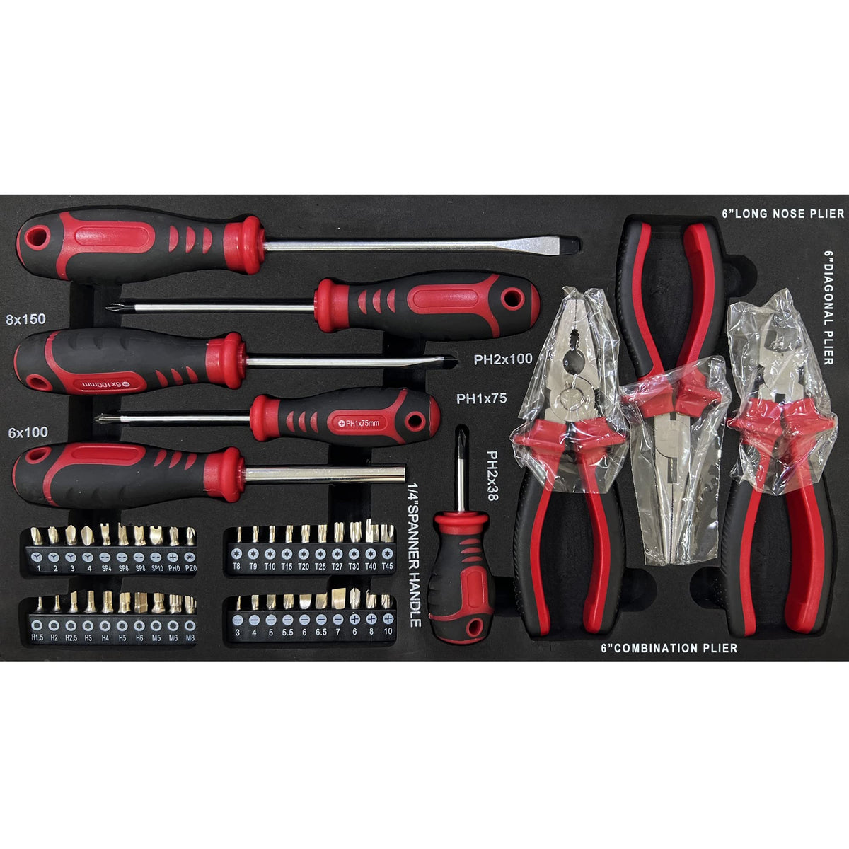 439-Piece Mechanic Tool Set in 3-Drawer Steel Box B4542