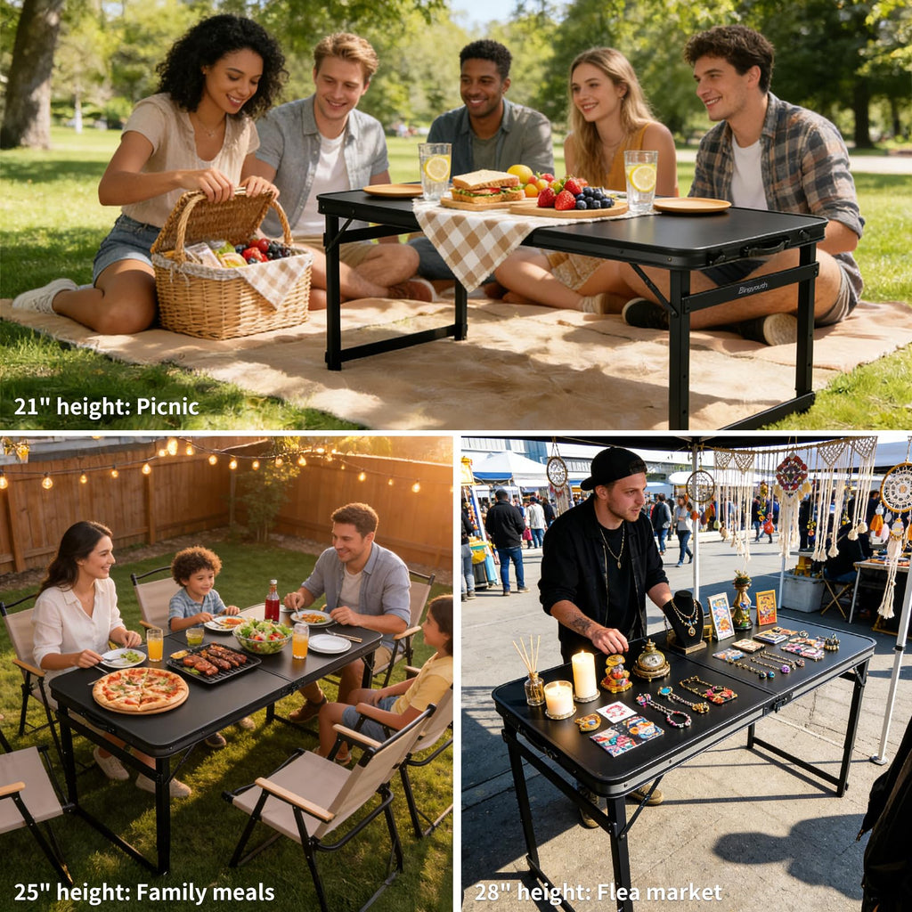 Folding Aluminum Camping Table L5353