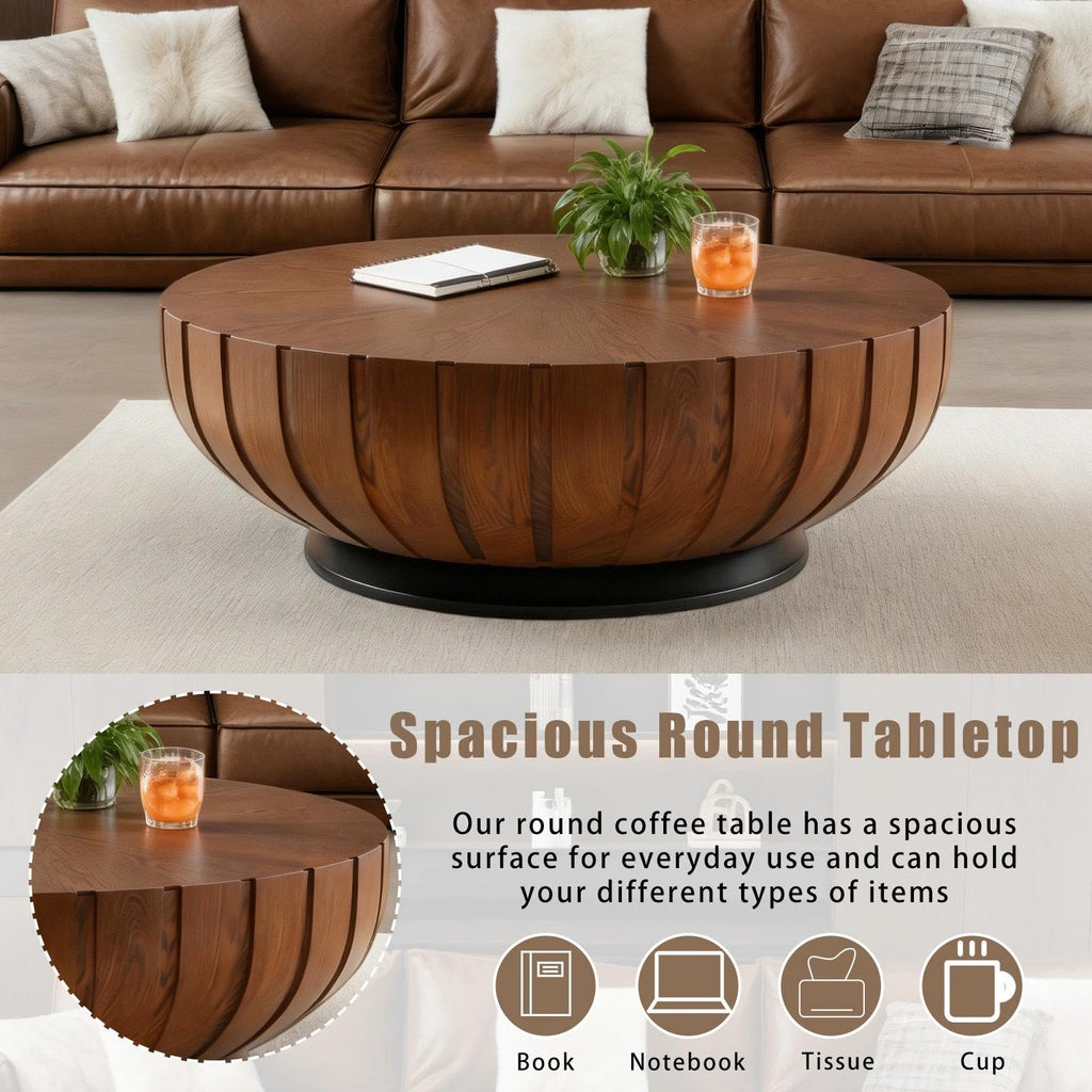 Mid-Century Round Coffee Table W260