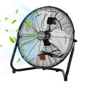 20" High Velocity Floor Fan, 4800 CFM Heavy Duty Industrial Metal Fan with 3 Speeds K5182