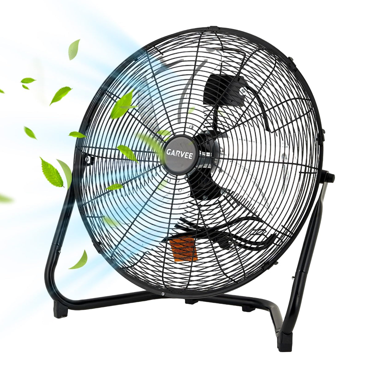 20" High Velocity Floor Fan, 4800 CFM Heavy Duty Industrial Metal Fan with 3 Speeds K5182