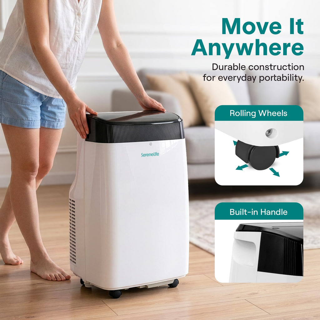 Portable Air Conditioner 8000 BTU 3-in-1 with Window Kit and Remote U989