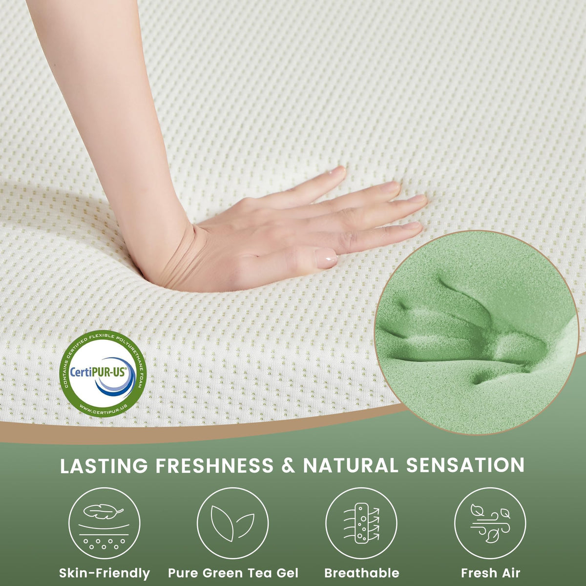 Twin 5 Inch Memory Foam Mattress Z960