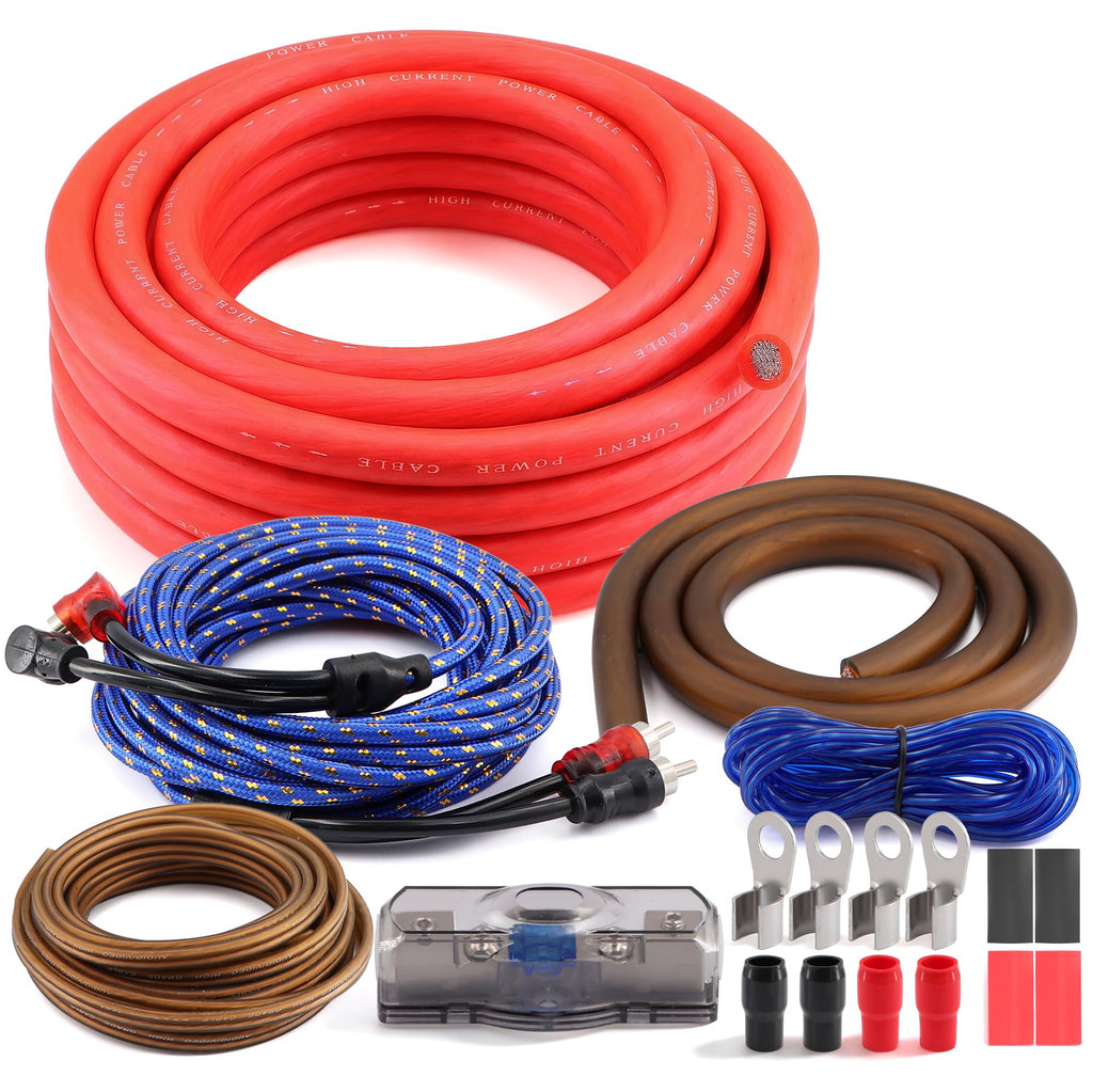 0 Gauge CCA Amplifier Wiring Kit Y750