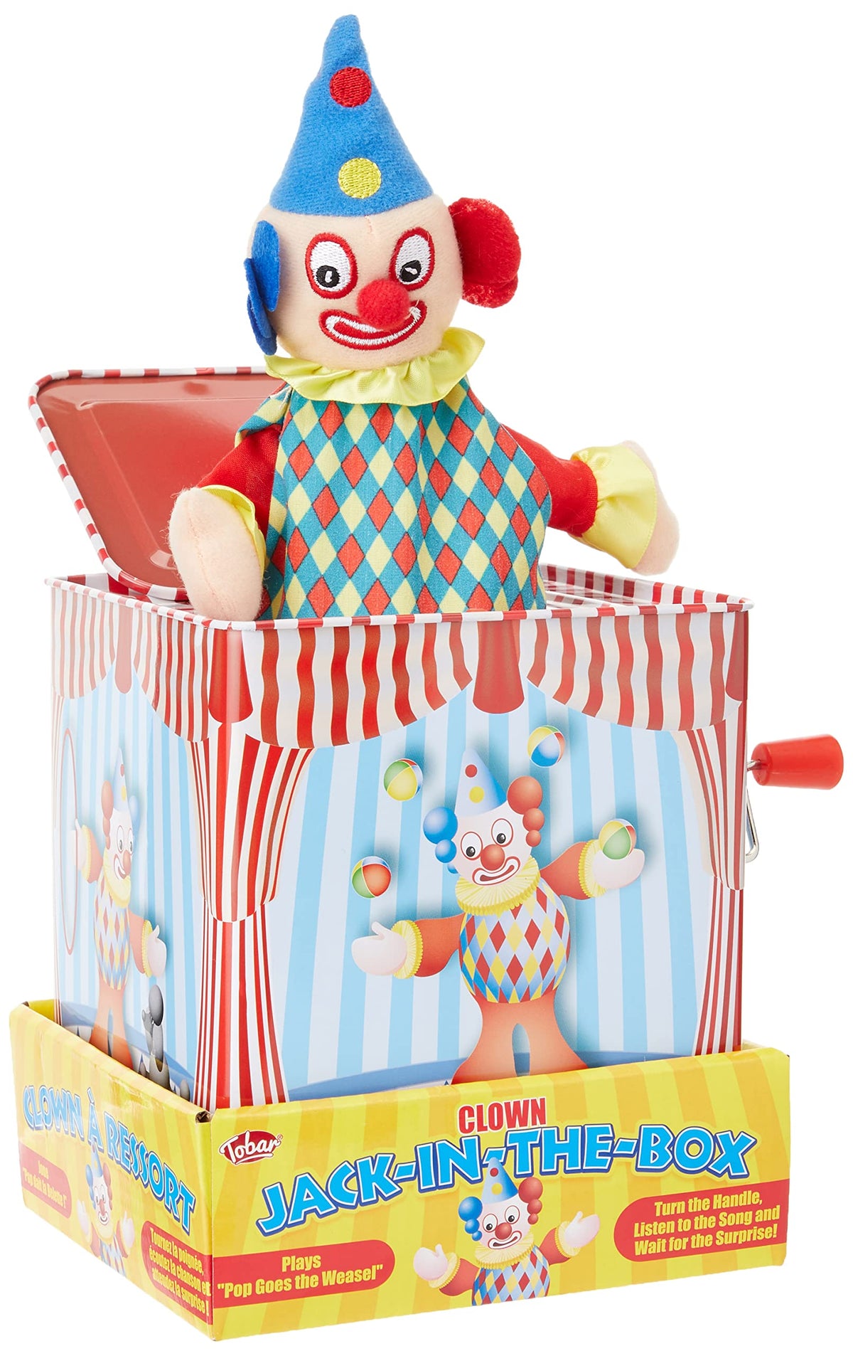 Clown Jack in The Box Tin Toy C760807