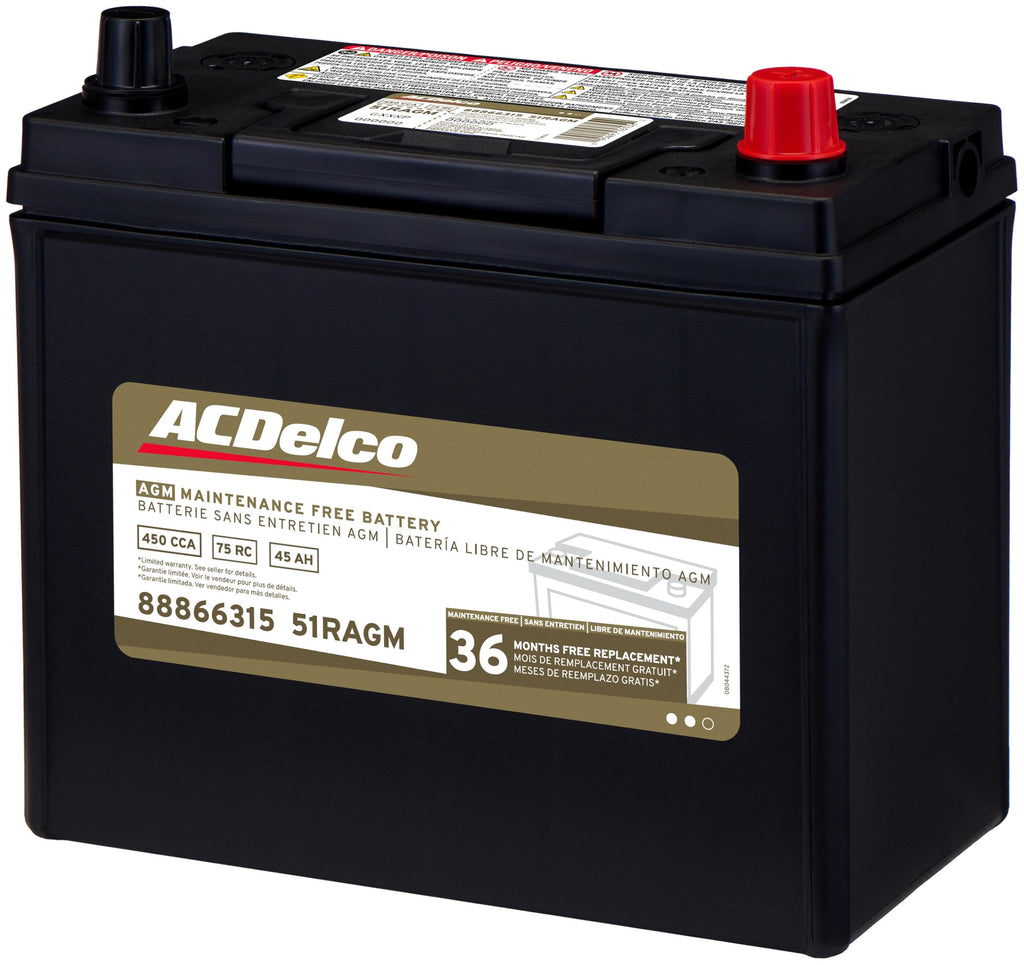AGM BCI Group 51R Car Battery V86185
