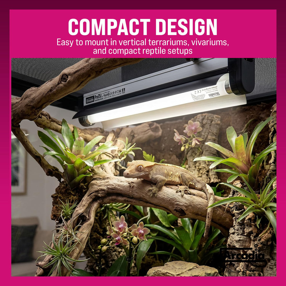22.5" 24 Watts 6% UVB Reptile Light Fixture Kit L87582