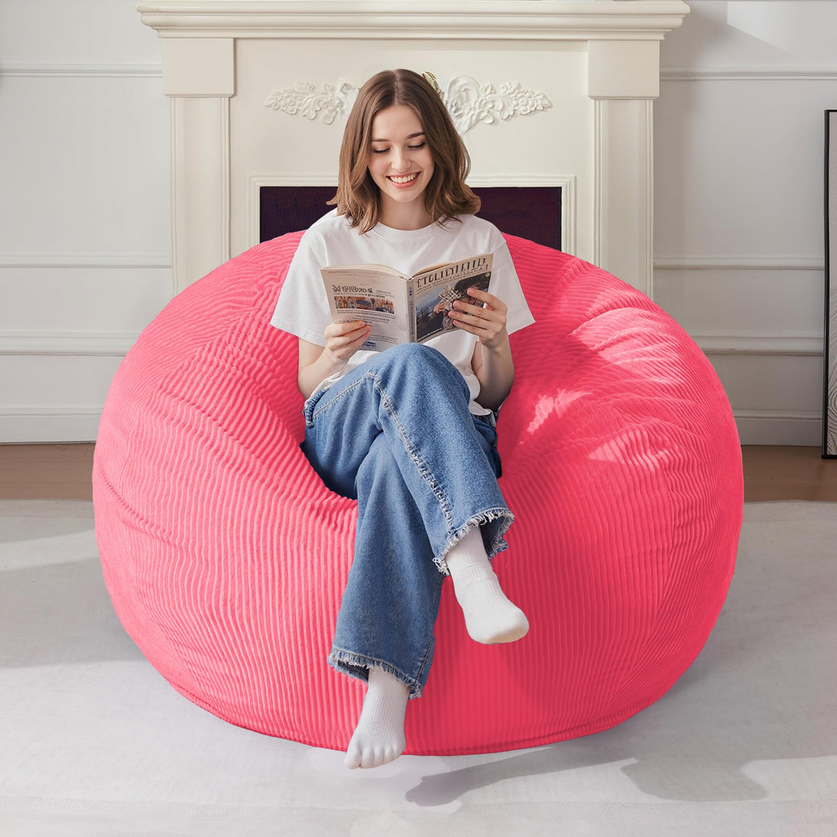 4FT Bean Bag Chair with Handle N98497