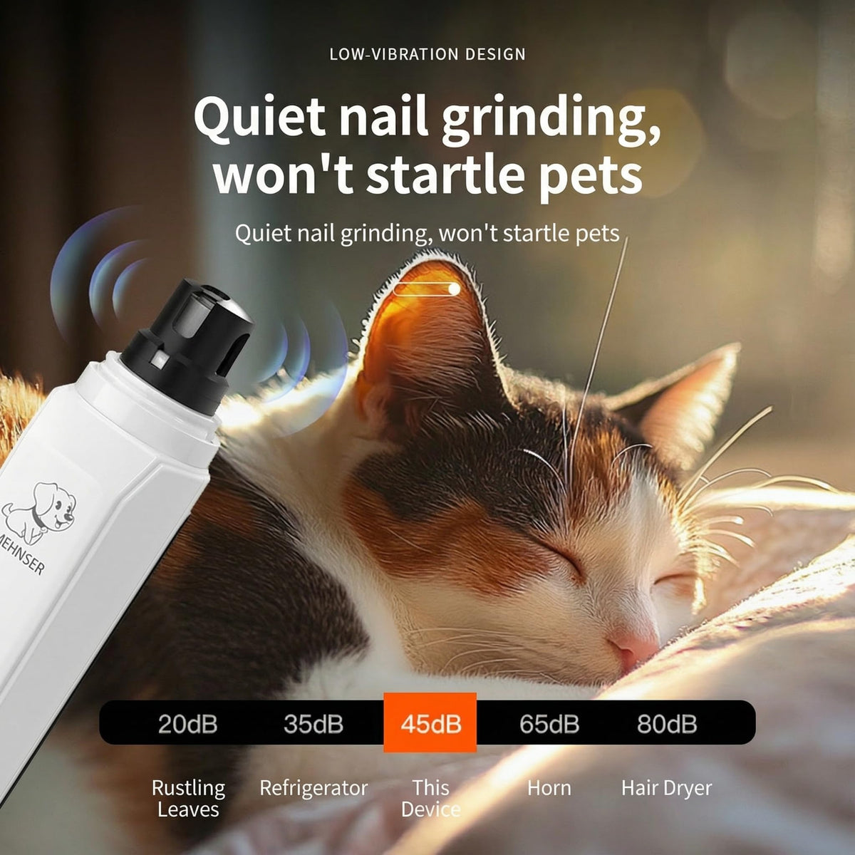 Nail Grinder with 3 Adjustable Speeds & Led Light K883