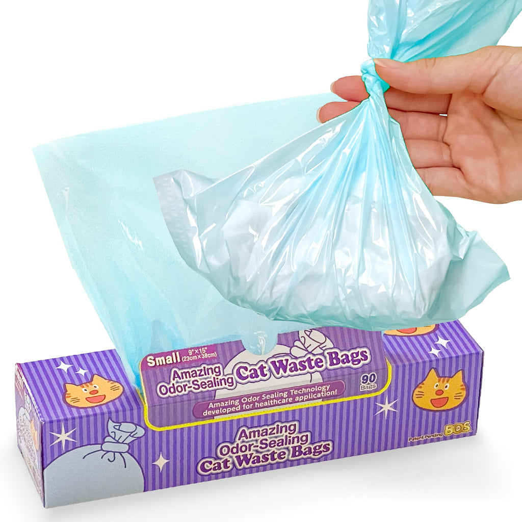 Unscented Cat Waste Bags 90 Count N124