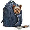 Dog Backpack Carrier, 2-in-1 Foldable 18 lbs Nylon Pet Travel Bag V1529