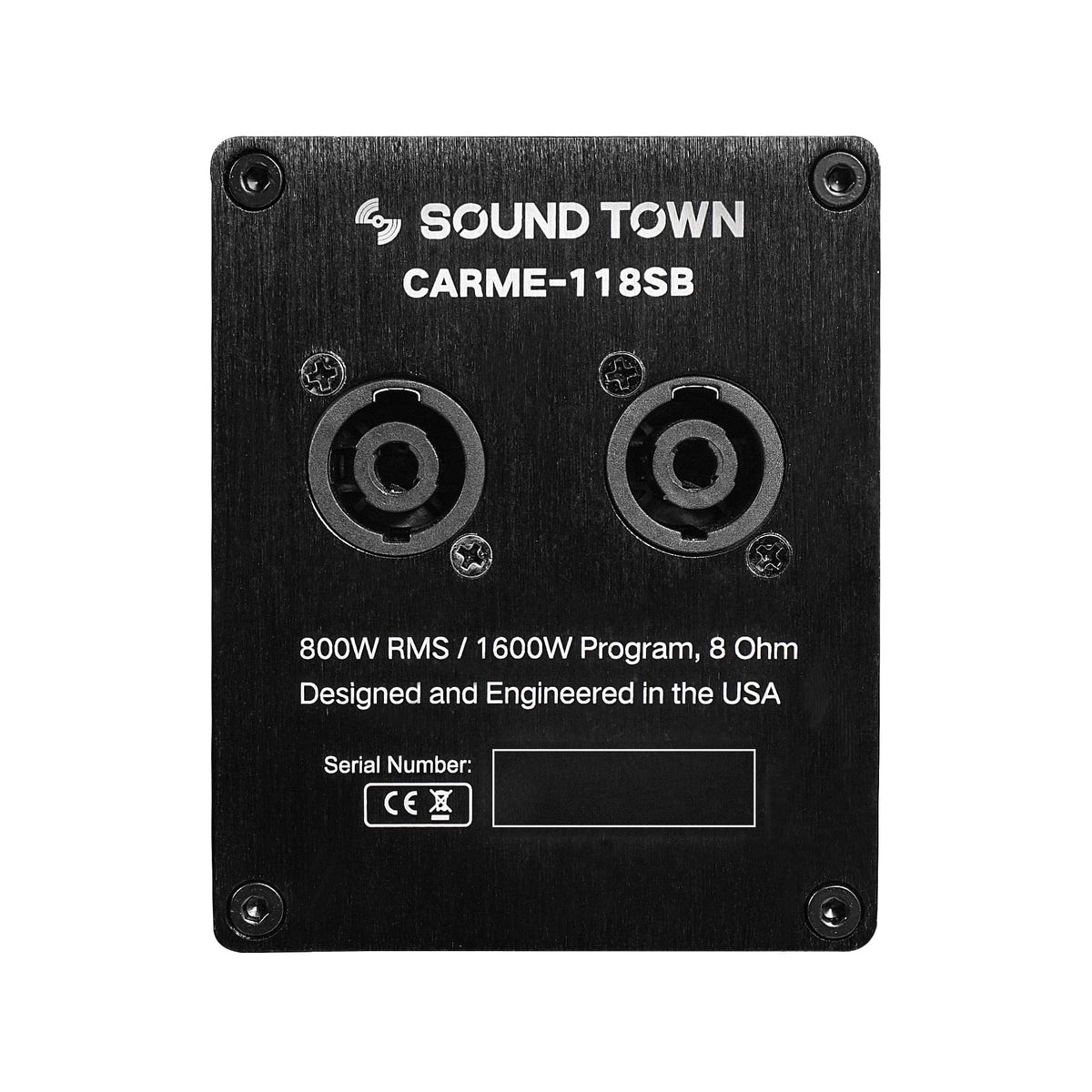 18" 1600W Passive Subwoofer B833