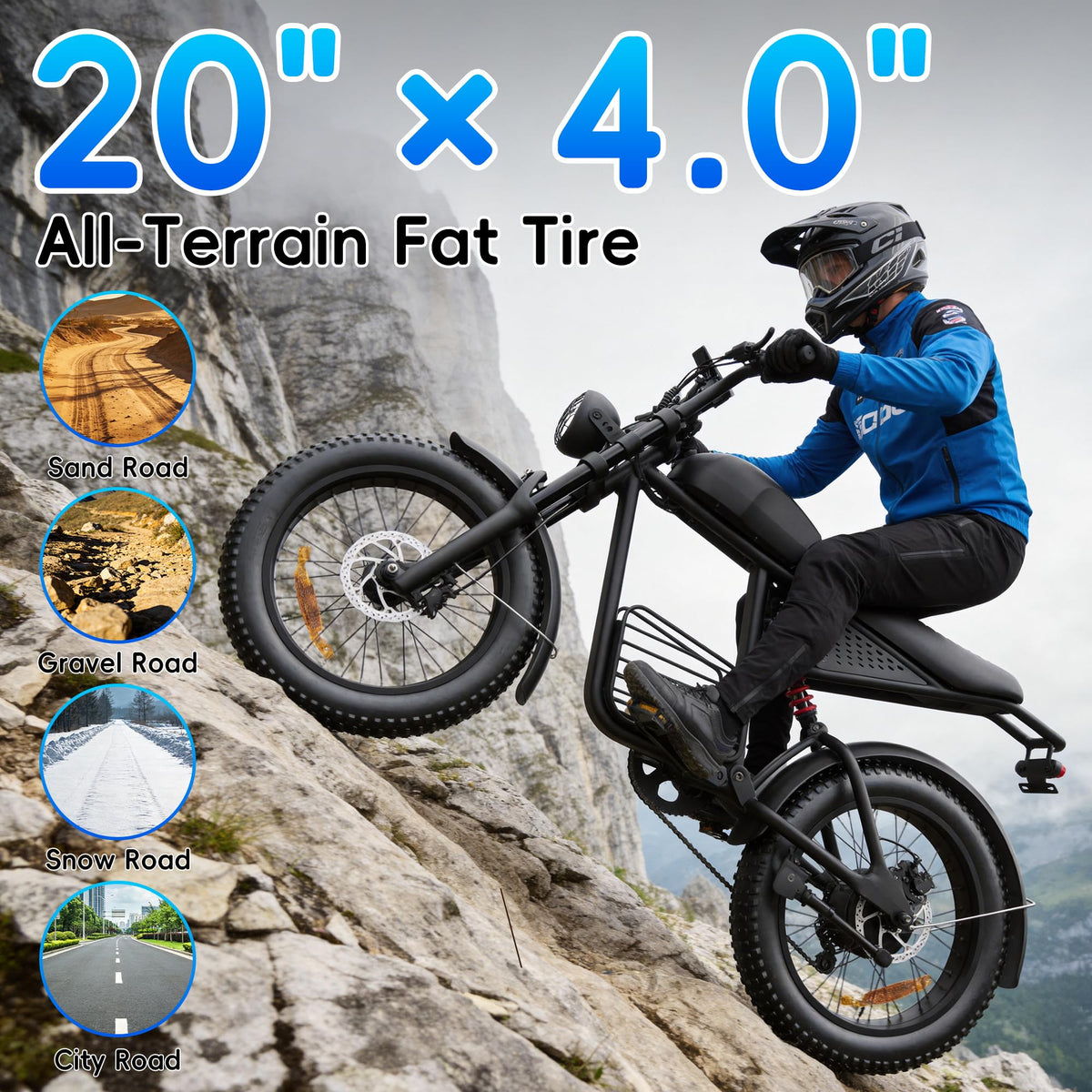 20" Fat Tire Electric Bike Q962089