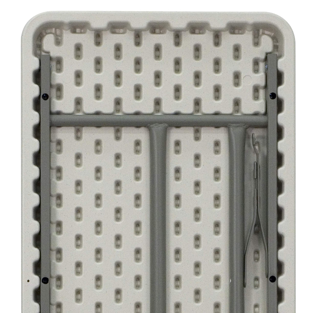 6 Pack 6-Foot Granite White Plastic Folding Training Table P70322