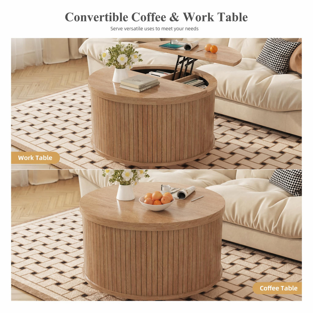 Lift Top Coffee Table with Storage C83250
