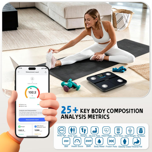 25 Body Composition Bluetooth Digital Weight Scale B42692