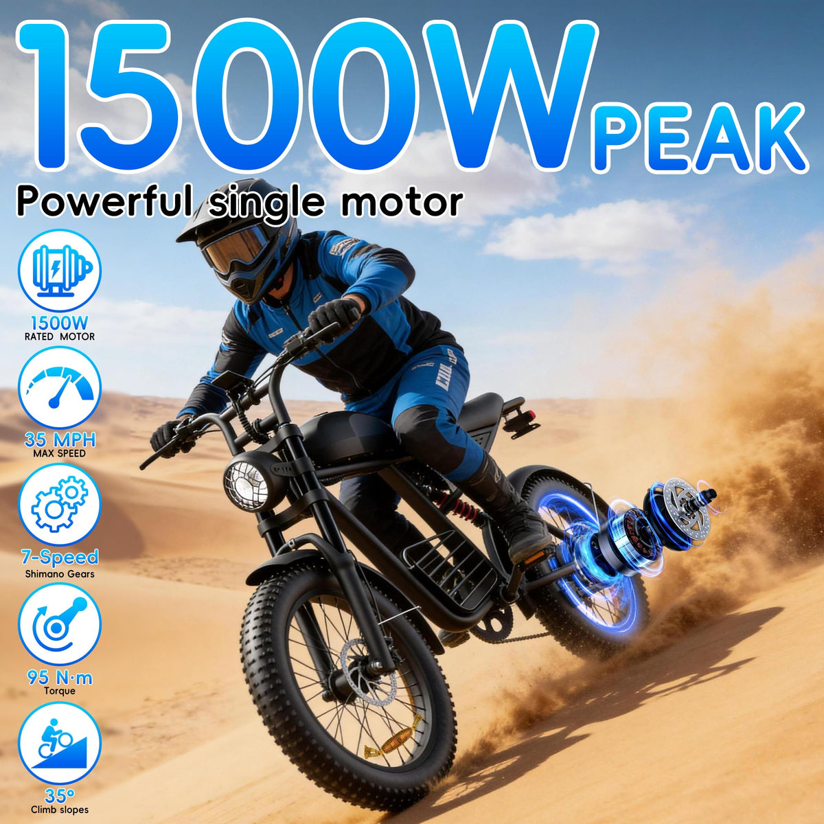 20" Fat Tire Electric Bike Q962089