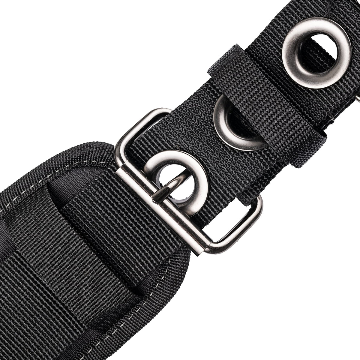 Black 1680 Denier Poly Carpenter’s Tool Belt with Suspenders D1234