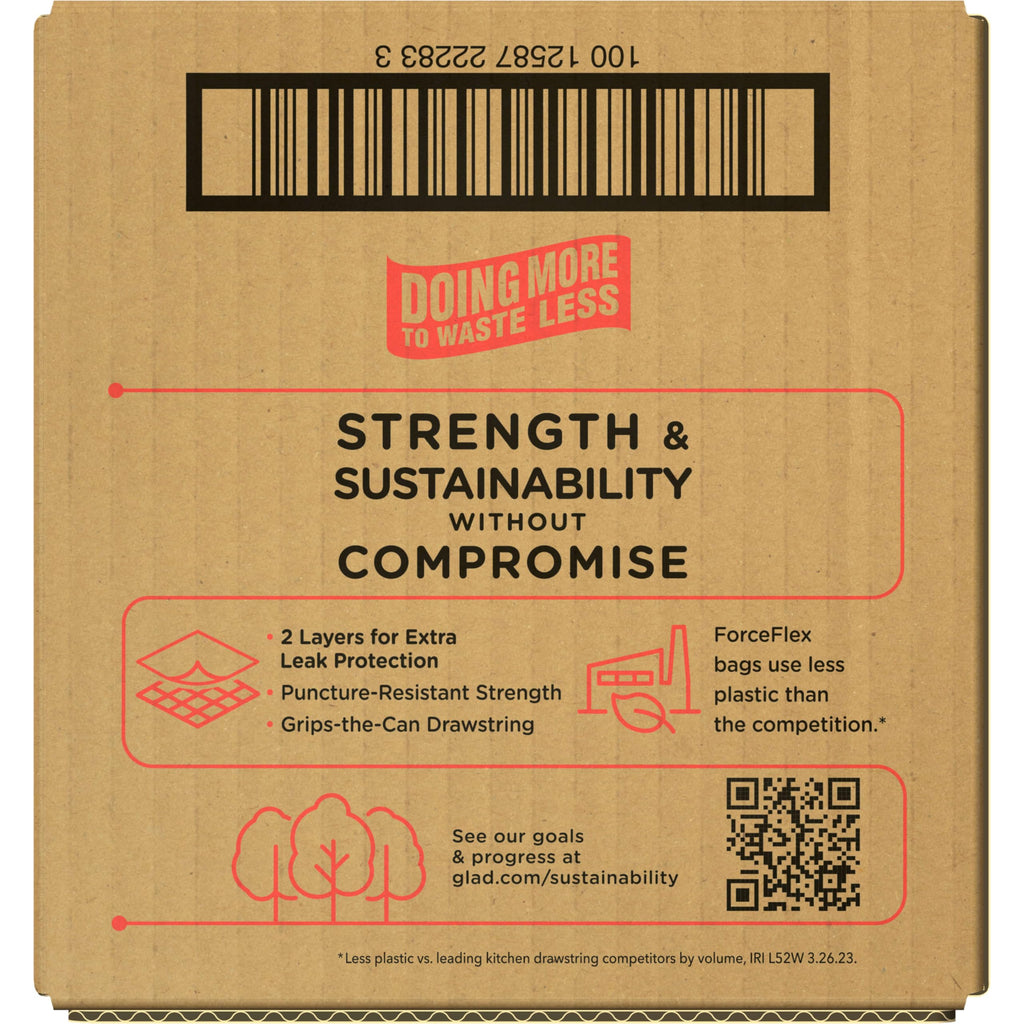 13 Gal Tall Trash Bags, 110 Ct P6346
