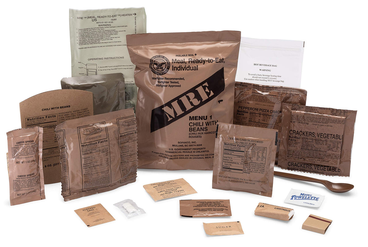24ct MRE Meals Ready to Eat Y7670