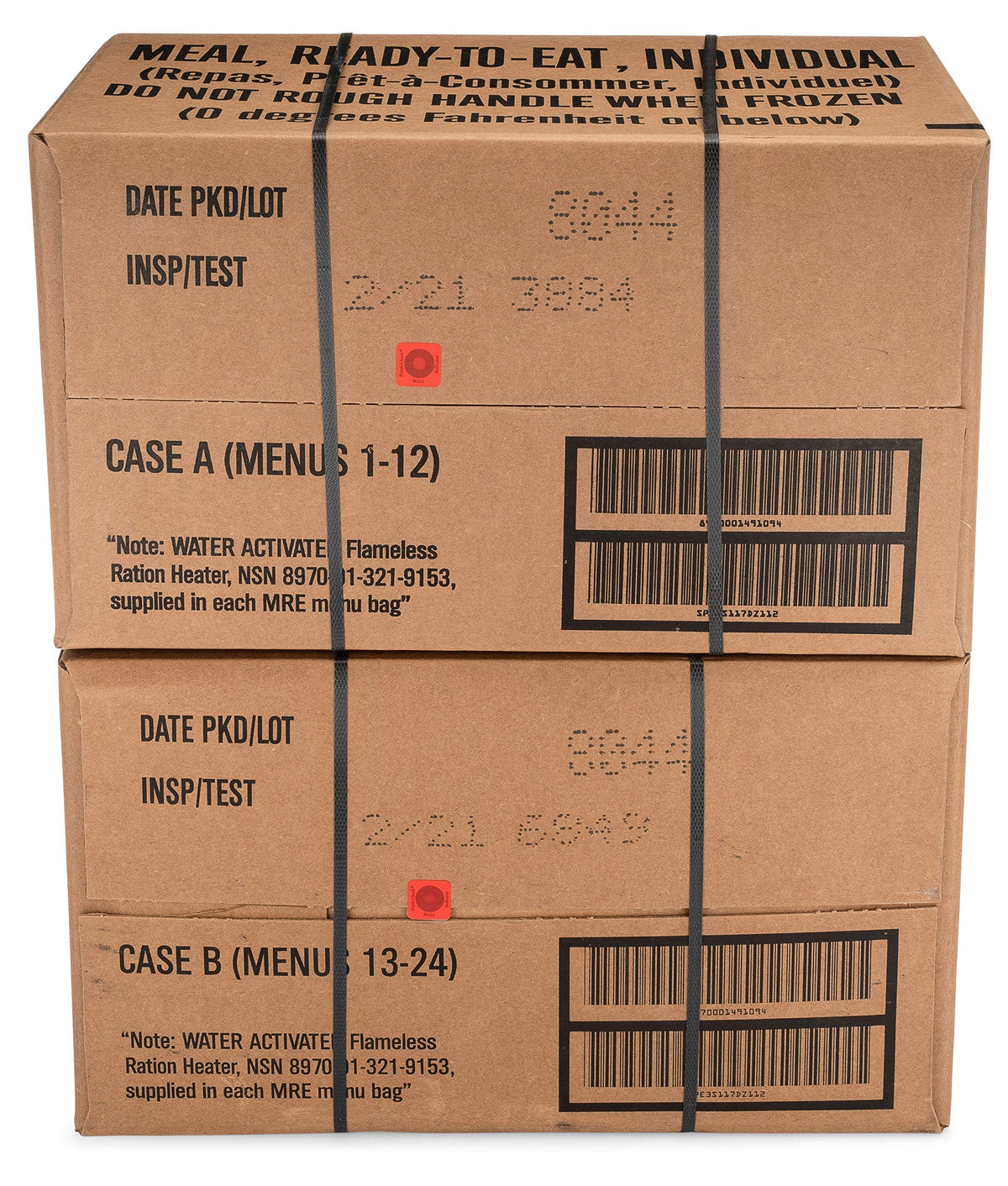 24ct MRE Meals Ready to Eat Y7670
