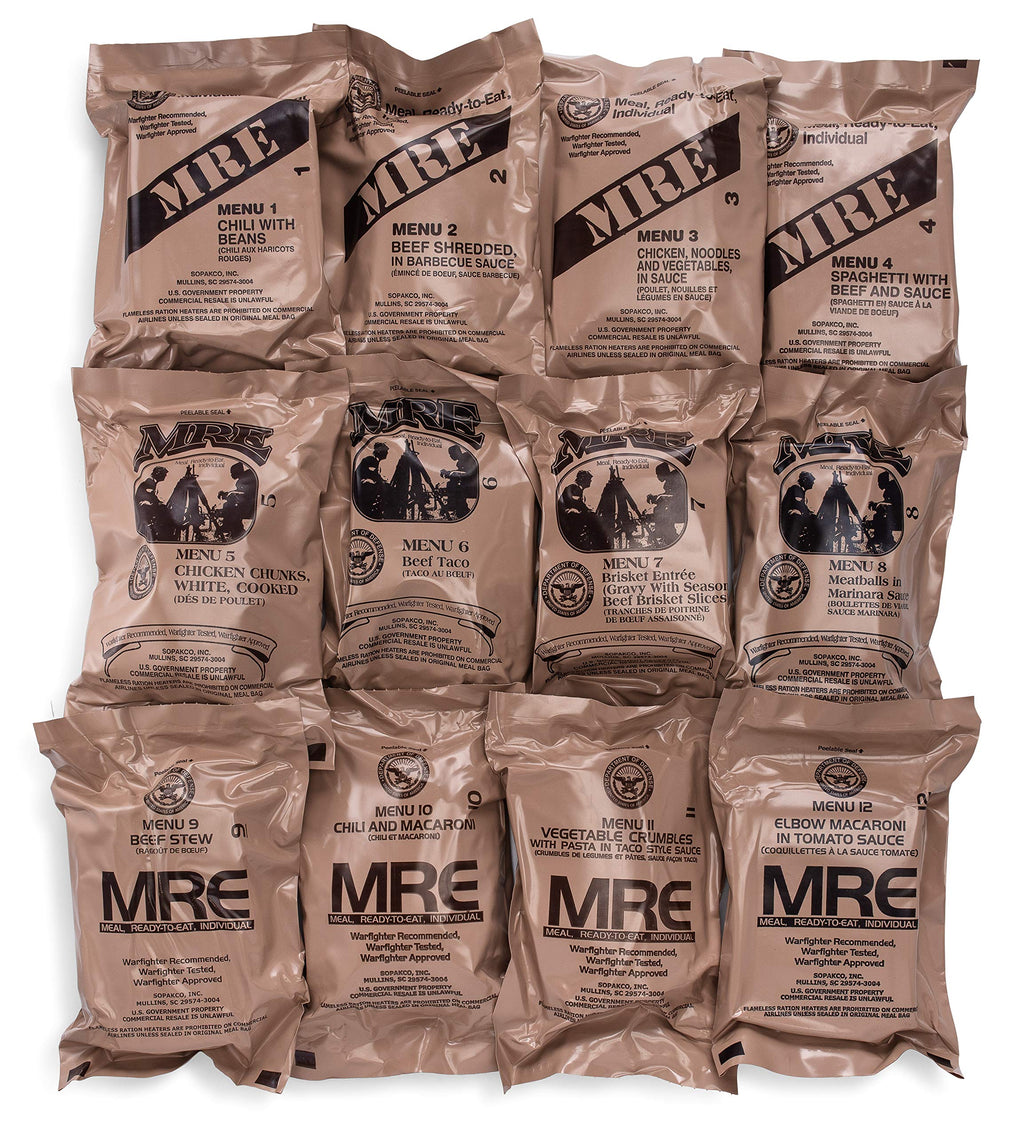 24ct MRE Meals Ready to Eat Y7670